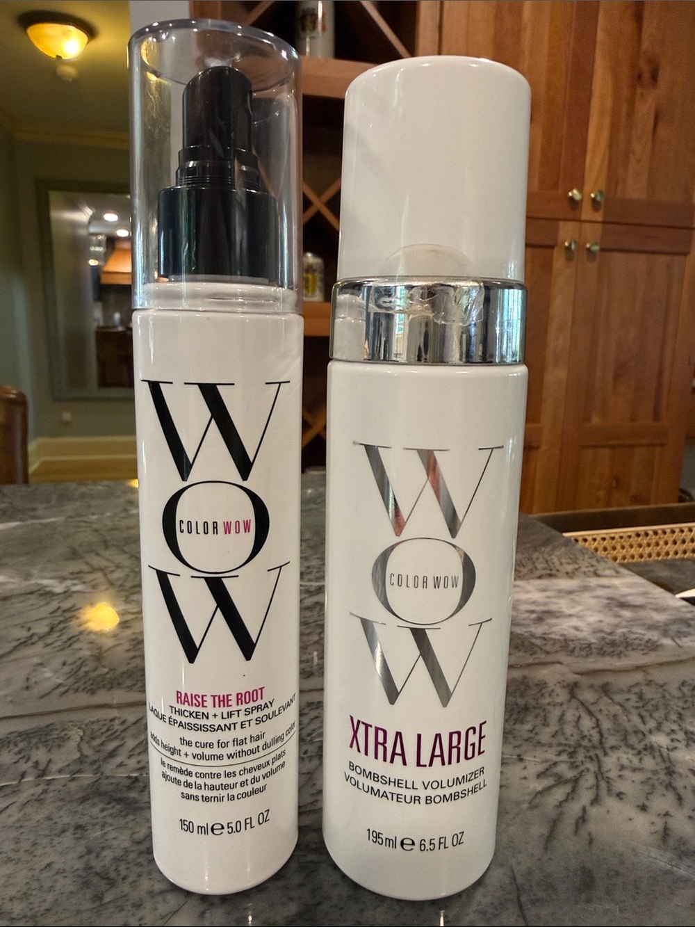 Color WOW XTRA LARGE MOUSSE/RAISE THE ROOT THICKENING HAIR PRODUCT BUNDLE